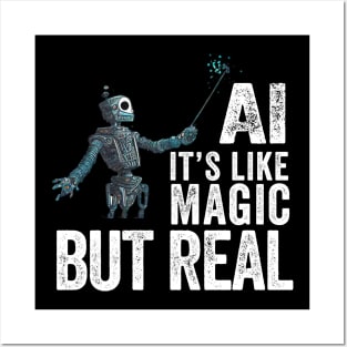 Artificial Intelligence Robot - Funny AI Posters and Art